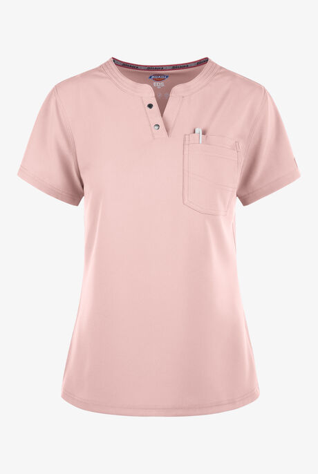Dickies EDS NXT Women's 1- Pocket Tuck In Henley Scrub Top