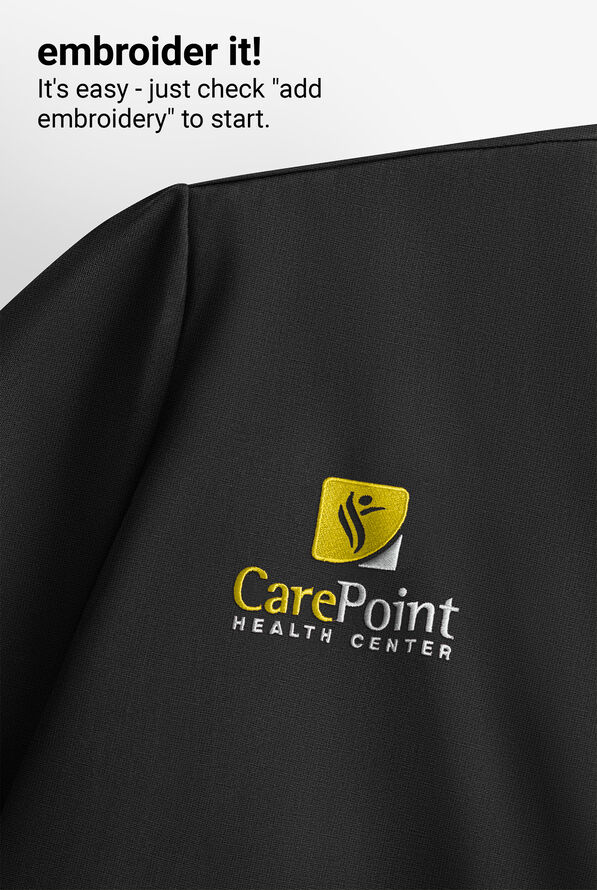 Chaqueta m&eacute;dica Healing Hands Quest STRETCH con cremallera y 3 bolsillos para hombre - Black - 6