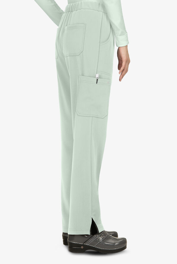 koi Next Gen Everyday Hero Women's 5-Pocket STRETCH Drawstring Cargo Scrub Pant - Sage - 2