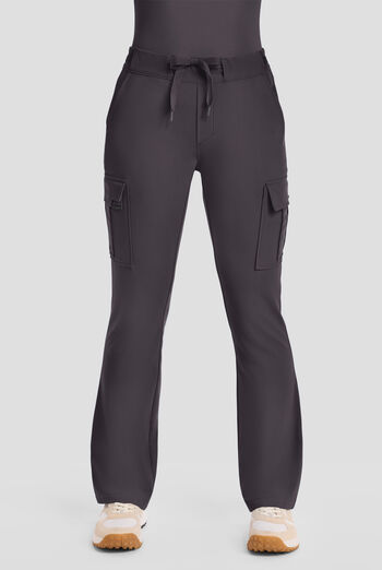 Healing Hands Quest Blair Women's 6-Pocket STRETCH Flare Leg Drawstring Cargo Scrub Pants