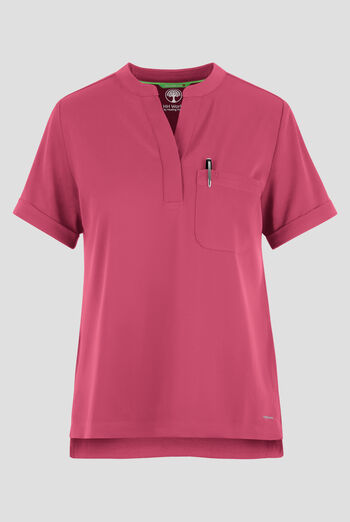 HH Works by Healing Hands Macy Women's 1-Pocket STRETCH Mandarin Collar Tuck In Scrub Top
