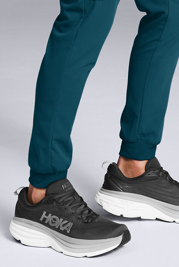 Conjunto de uniforme m&eacute;dico Hypothesis S-R Shift Ready estilo jogger con cuello redondo para hombre - Caribbean Blue - 6