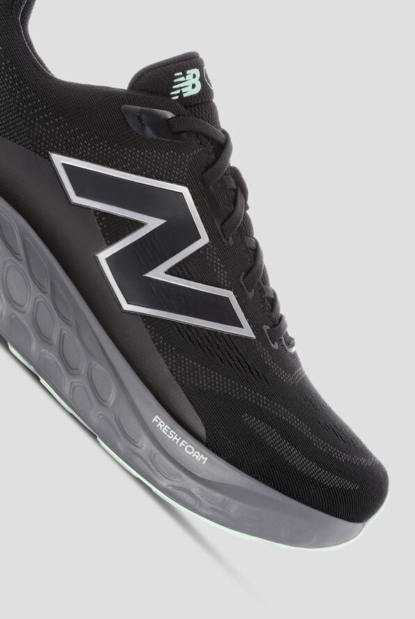 New Balance Men's Fresh Foam 680 Waterproof Black/Castlerock Athletic Lace Up Shoes - null - 3