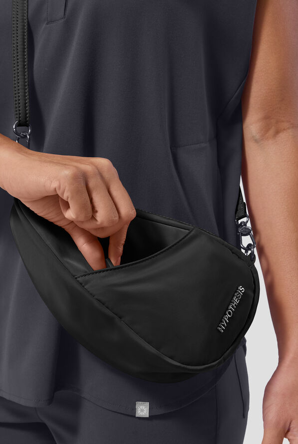 Hypothesis Meta Black Small Sling Bag - Black - 3