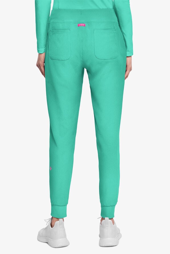 Med Couture Amp Women's 6-Pocket STRETCH Jogger Scrub Pant - Mint Condition - 4