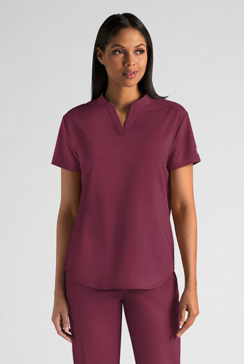 Butter-Soft STRETCH FLXTEK+ Women's 2-Pocket Oversized Henley Scrub Top