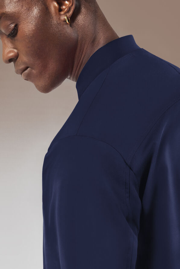 Hypothesis Omni Men's 3-Pocket Zip Front Scrub Jacket - Navy - 5