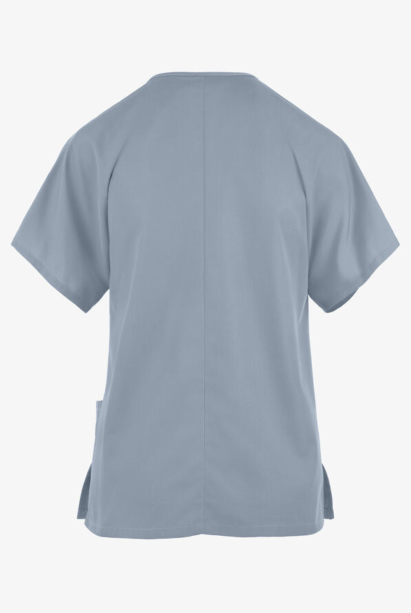 Cherokee Workwear Women's 3-Pocket V-Neck Scrub Top - Grey - 2