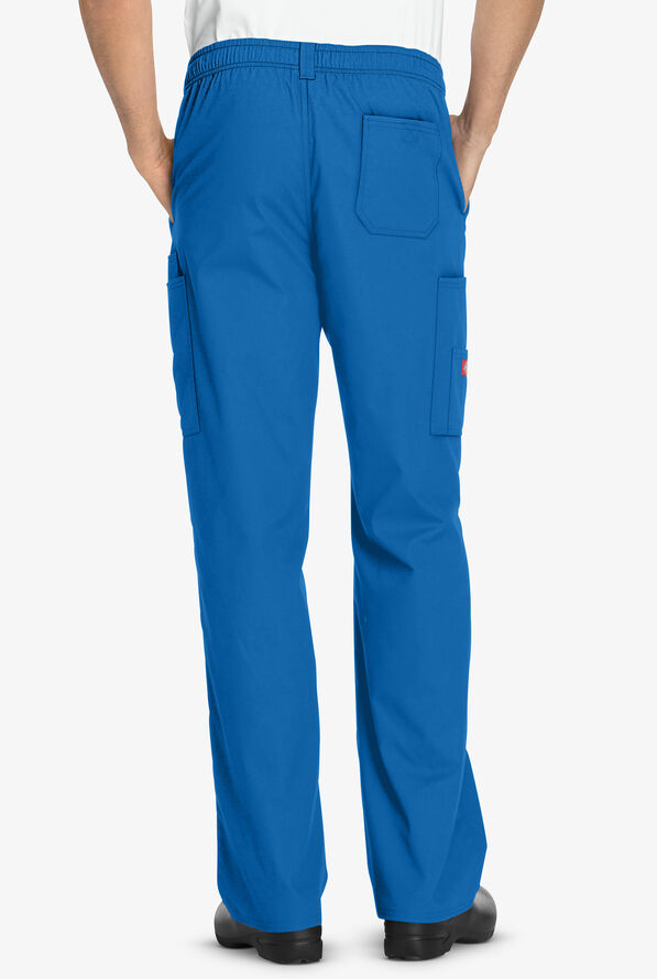 Dickies EDS Signature Men's 7-Pocket Pull On Scrub Pants - Royal - 2