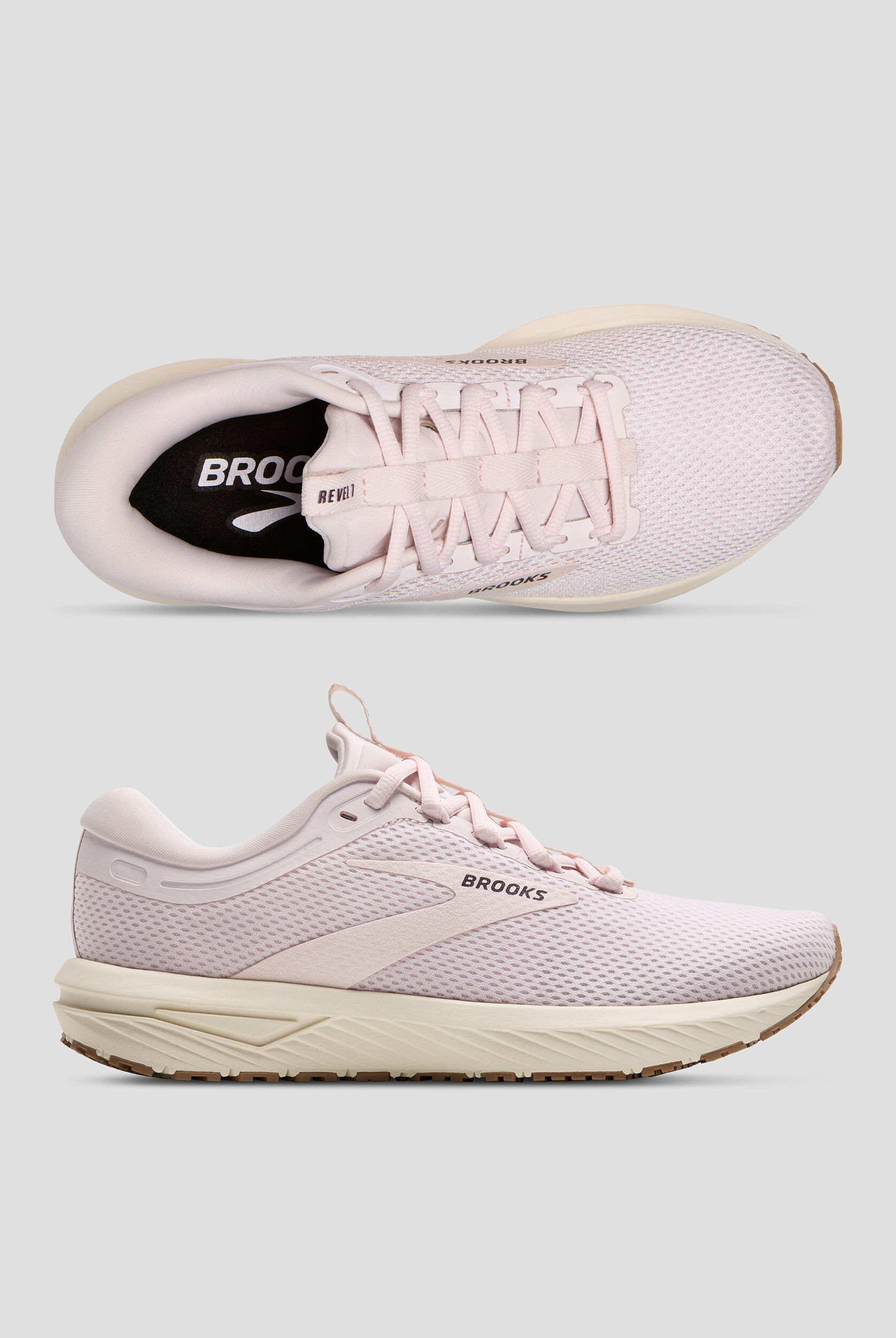 Brooks Women's Revel 7 Orchid Ice /Thistle /Portabella Athletic