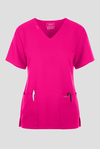 Blusa m&eacute;dica Cherokee Workwear Originals Ultra con cuello en V y 2 bolsillos para mujer