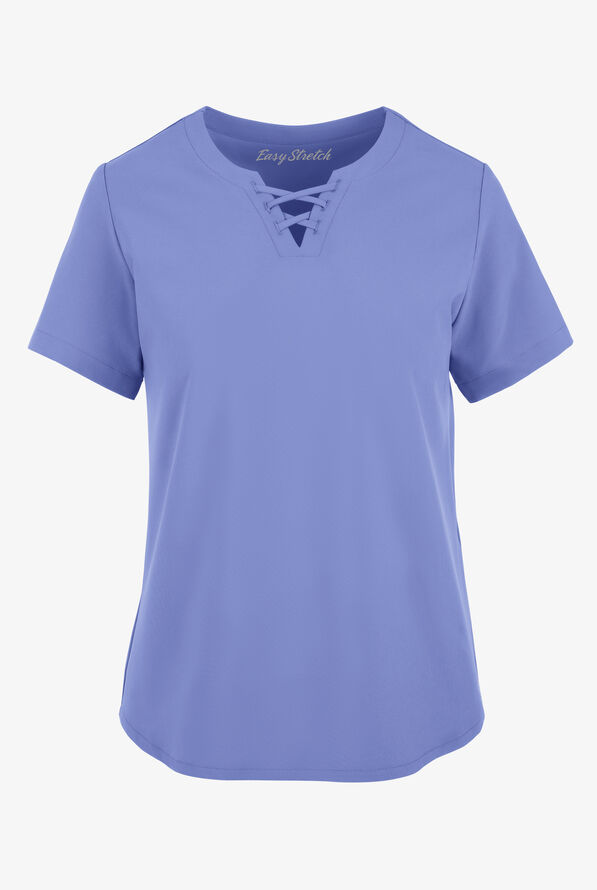Blusa médica Easy STRETCH Gigi Lace para mujer - Ceil Blue - 1