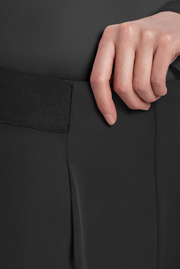 Cherokee Atmos Women's 4-Pocket STRETCH Coolmax Cargo Moderate Flare Scrub Pants - Black - 3