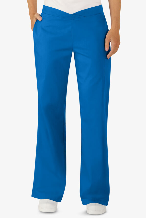 UA Butter Soft Women's Flat Front Crossover Scrub Pants, Women's Flat