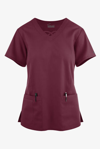 Butter-Soft Originals Women's 3-Pocket Crisscross V-Neck Scrub Top