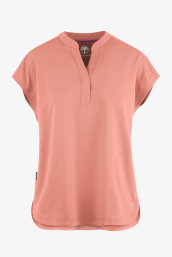 Healing Hands Purple Label Journey Women's 2-Pocket STRETCH Dolman Sleeve Mandarin Collar Scrub Top