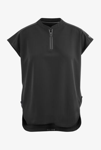 Healing Hands 360 Sandy Women's 2-Pocket STRETCH Dolman Sleeve Zip Mandarin Collar Scrub Top