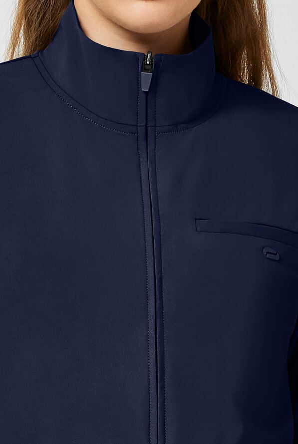 Chaqueta m&eacute;dica abrigada Infinity PURSUIT STRETCH con cremallera y 3 bolsillos para mujer - Navy - 6