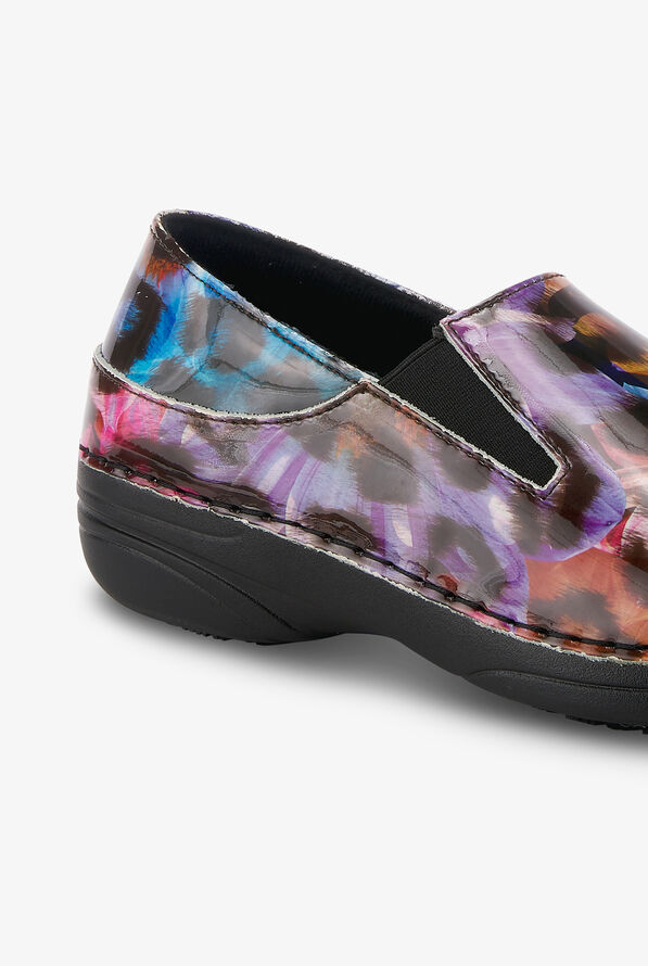 Spring Step Women's Professional Manila Rainbow Patent Leather Nursing Clogs - null - 2