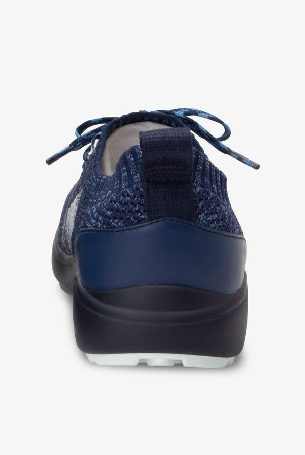 TRAQ by Alegria Women's PEAQ Navy Athletic Lace Up Nursing Shoes - null - 5