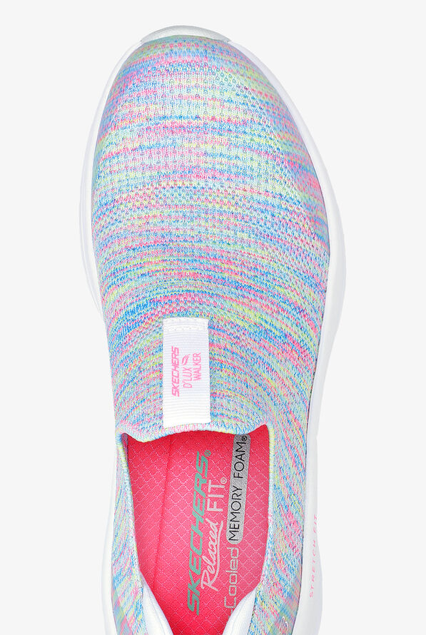Skechers Sport Women's D'Lux Walker Rainbow Sky Athletic Slip On Nursing Shoes - null - 2