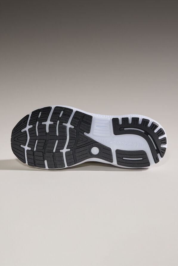 Brooks Women's Ghost 16 White/Oyster/Lava Athletic Lace Up Nursing Shoes - null - 5