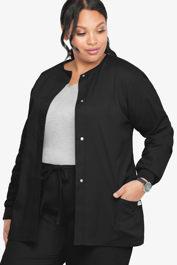 Chaqueta m&eacute;dica abrigada Butter-Soft Core by UA&trade; con 2 bolsillos para mujer - Black - 4