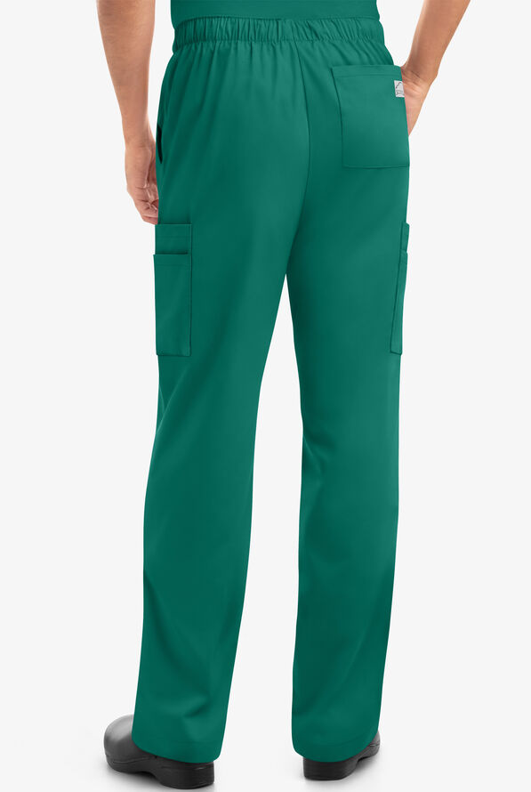 Pantal&oacute;n m&eacute;dico Butter-Soft STRETCH estilo cargo con piernas rectas y 9 bolsillos para hombre - Hunter - 3