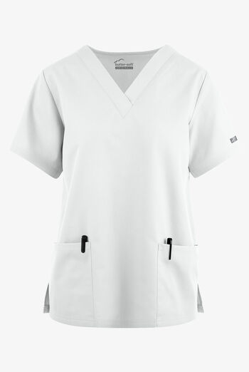 Blusa m&eacute;dica Butter-Soft Originals con cuello en V y 2 bolsillos para mujer