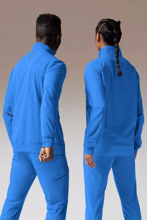 Hypothesis Unisex Zip Front With Stand Collar Scrub Jacket Hypothesis Unisex Zip Front With Stand Collar Scrub Jacket