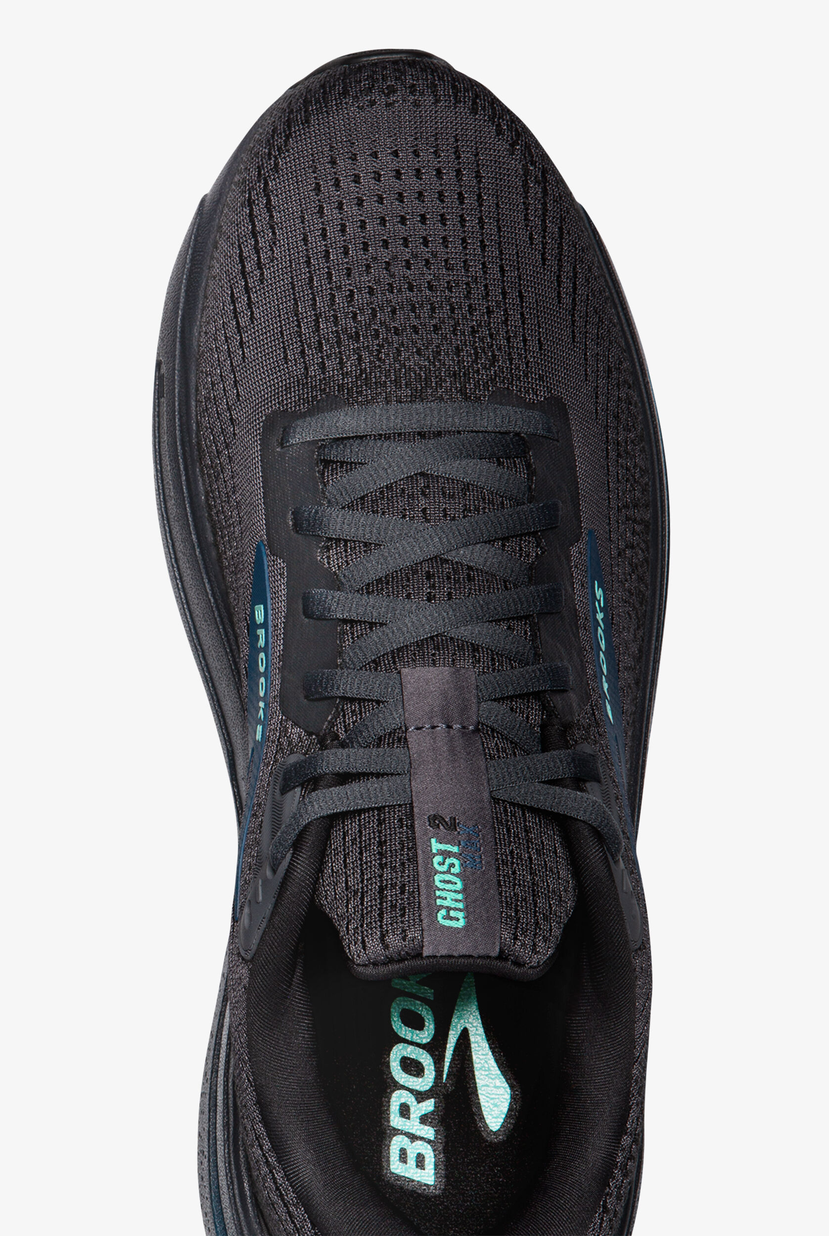 Brooks Men's Ghost Max 2 Ebony/Cockatoo/Blue Sapphire Athletic