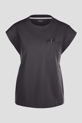 Blusa m&eacute;dica Cherokee Achieve STRETCH con cuello redondo y 1 bolsillo para mujer