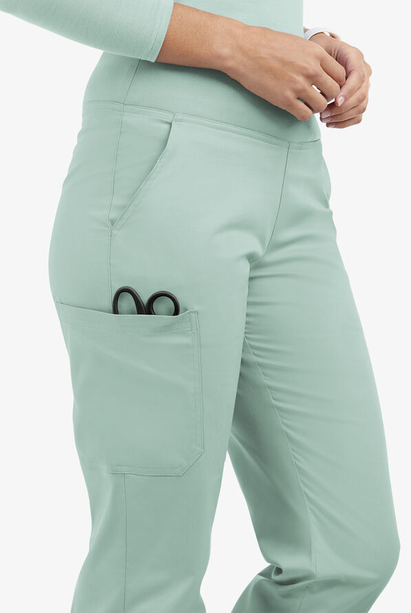 UA ButterSoft STRETCH Yoga Waistband Scrub Pants, Stretchy Scrubs