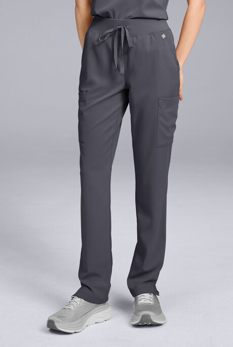 Hypothesis Women's Base 7-Pocket Straight Leg Cargo Scrub Pant