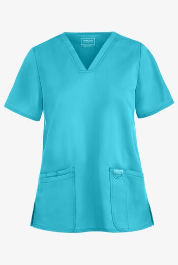 Cherokee Workwear Revolution Women's 3-Pocket STRETCH V-Neck Scrub Top