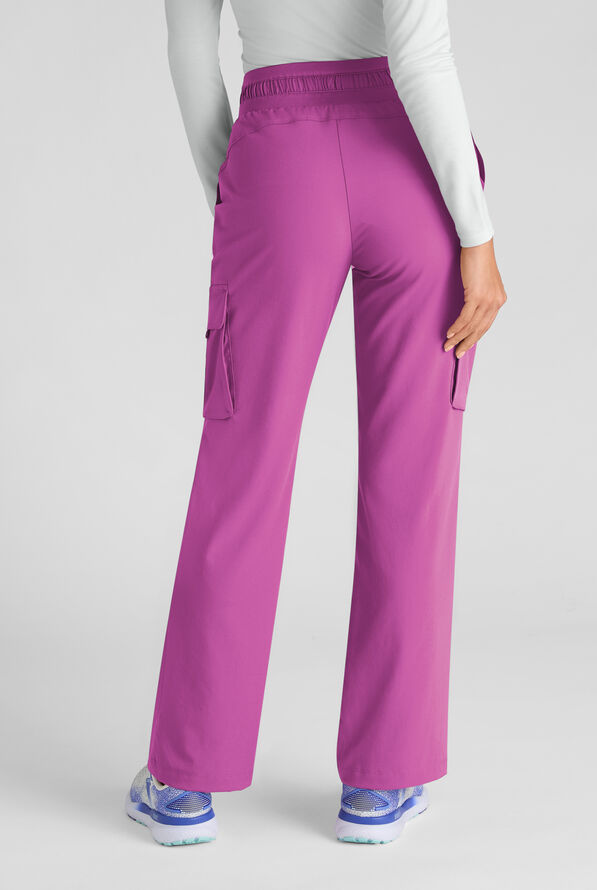 Pantalón médico Grey's Anatomy by Barco Emerge Parker STRETCH con piernas anchas estilizadas y 4 bolsillos para mujer - Mystic Orchid - 2