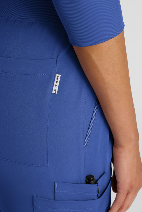 Pantalón médico WhisperLite de estilo moderno con piernas rectas para mujer - Galaxy - 4