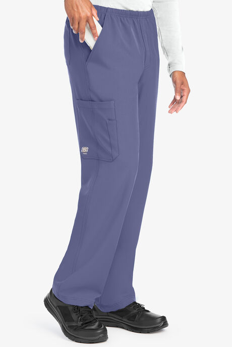 Skechers by Barco Structure Men's 4-Pocket STRETCH Cargo Scrub Pants