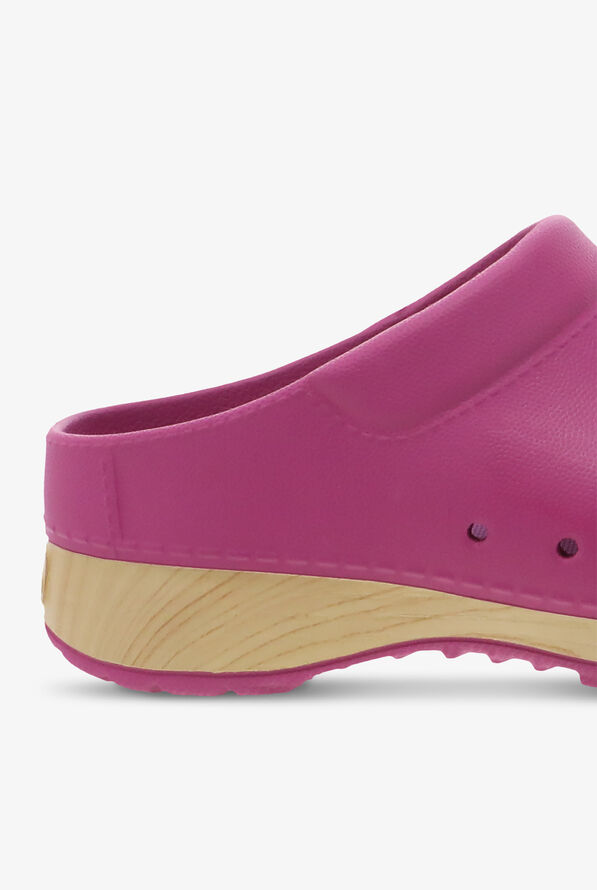 Dansko Women's Kane Fuchsia Backless Nursing Clogs - null - 4