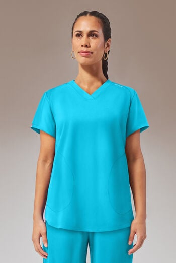 Hypothesis Beta V-Shell Women's 2-Pocket Relaxed Fit Tunic Scrub Top
