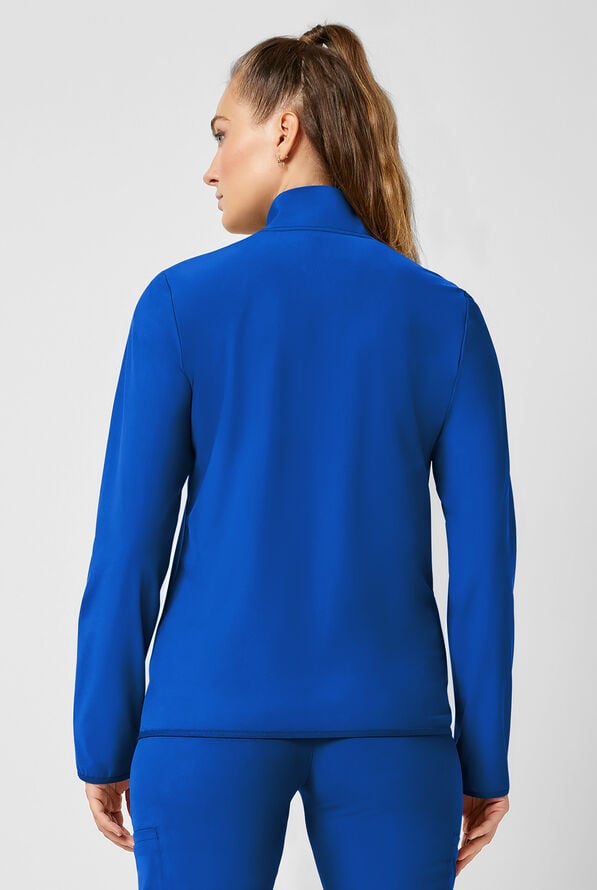 Chaqueta m&eacute;dica abrigada Infinity PURSUIT STRETCH con cremallera y 3 bolsillos para mujer - Royal - 4