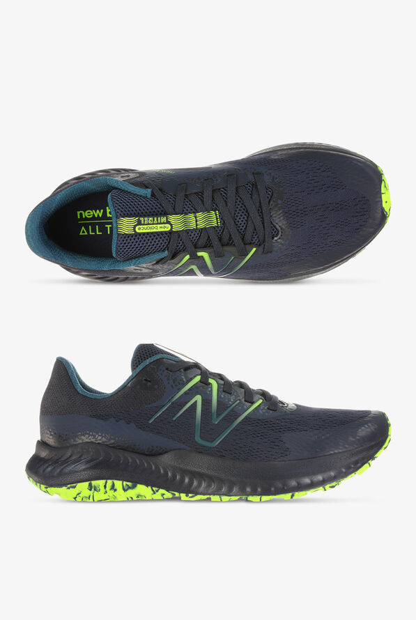 New Balance Men's DynaSoft Nitrel v5 Natural Indigo/Eclipse /Pixel Green Athletic Nursing Shoes - null - 1