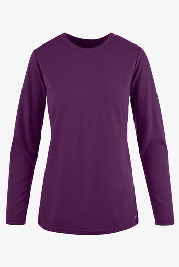 Butter-Soft Originals Women's STRETCH Cotton-Rich Long Sleeve Crew Neck Knit Underscrub