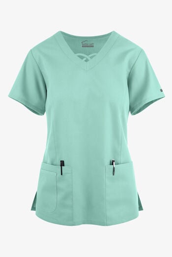 Butter-Soft Originals Women's 3-Pocket Crisscross V-Neck Scrub Top