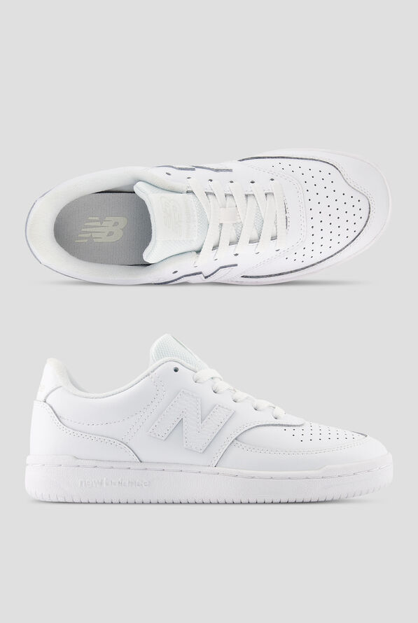 New Balance Women's White / White Athletic Lace Up Shoes - null - 1