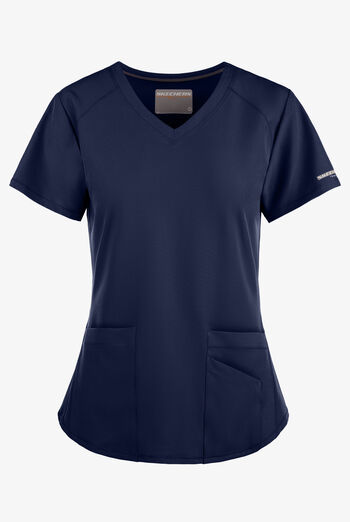 Blusa m&eacute;dica Skechers by Barco Vitality STRETCH con cuello en V y 3 bolsillos para mujer