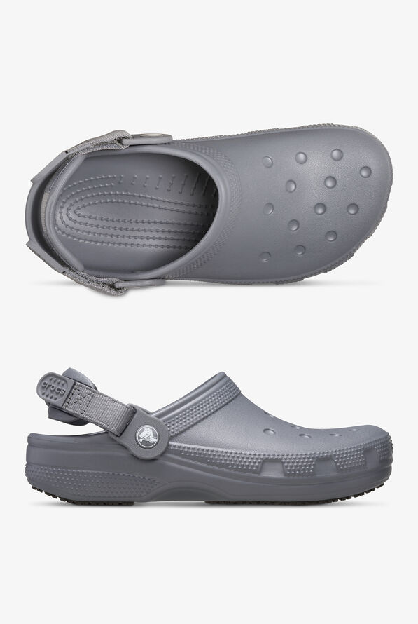 Crocs Unisex Classic Work Charcoal Clogs - null - 1