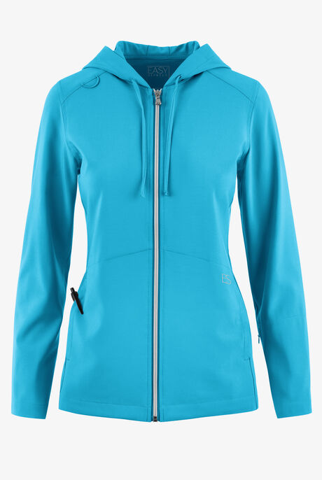 Sudadera médica Easy STRETCH Selena con cremallera y 5 bolsillos para mujer