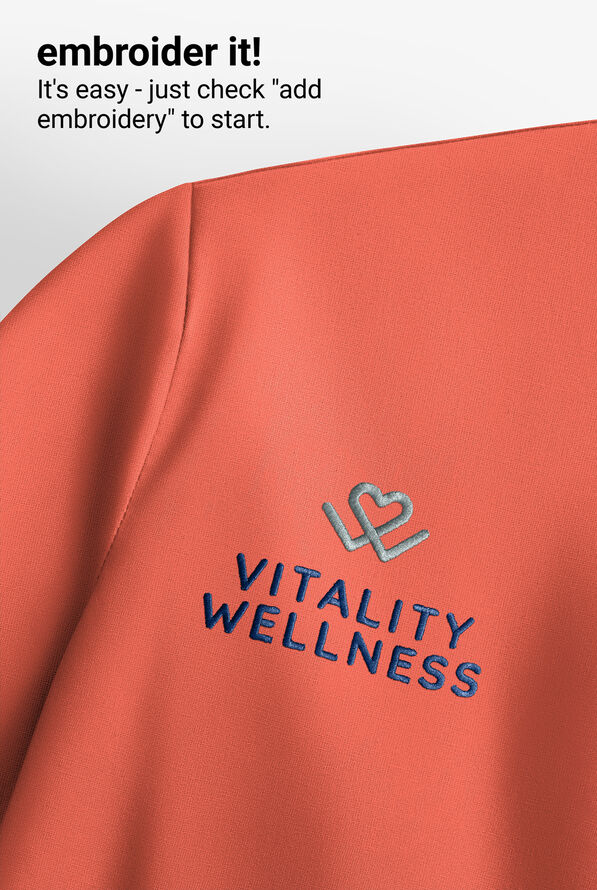 Blusa m&eacute;dica manga larga Carhartt Cross-Flex Force STRETCH con cuello redondo y 1 bolsillos para mujer - Dusty Cedar - 3