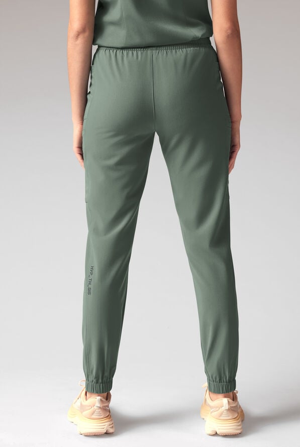 Hypothesis Cache Women&rsquo;s 6-Pocket Jogger Scrub Pant - Mineral - 2